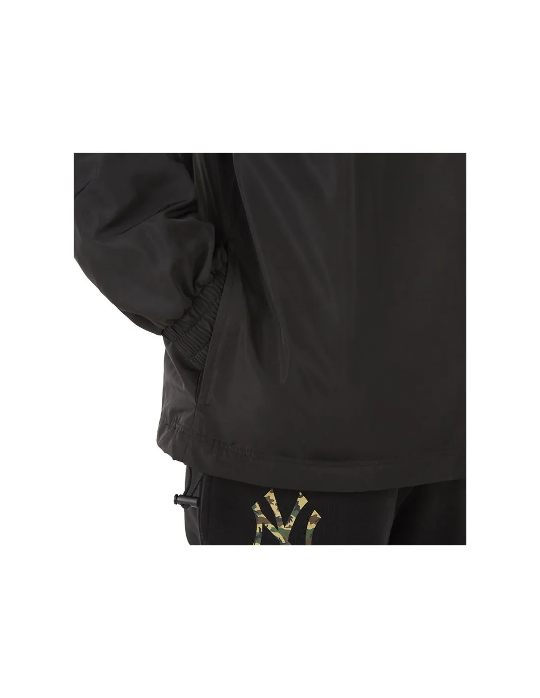 Sudadera New Era NYY Camo Logo Windbreacker M Black