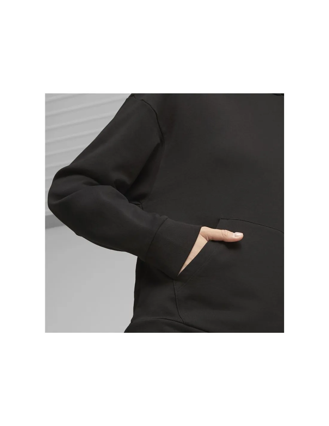 Sudadera Puma Better Essentials Hoodie Negro Mujer