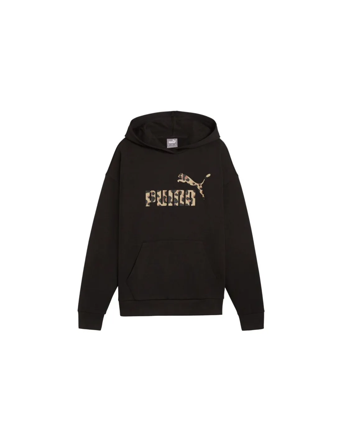 Sudadera Puma Essentials+ ANIMAL Negro Mujer