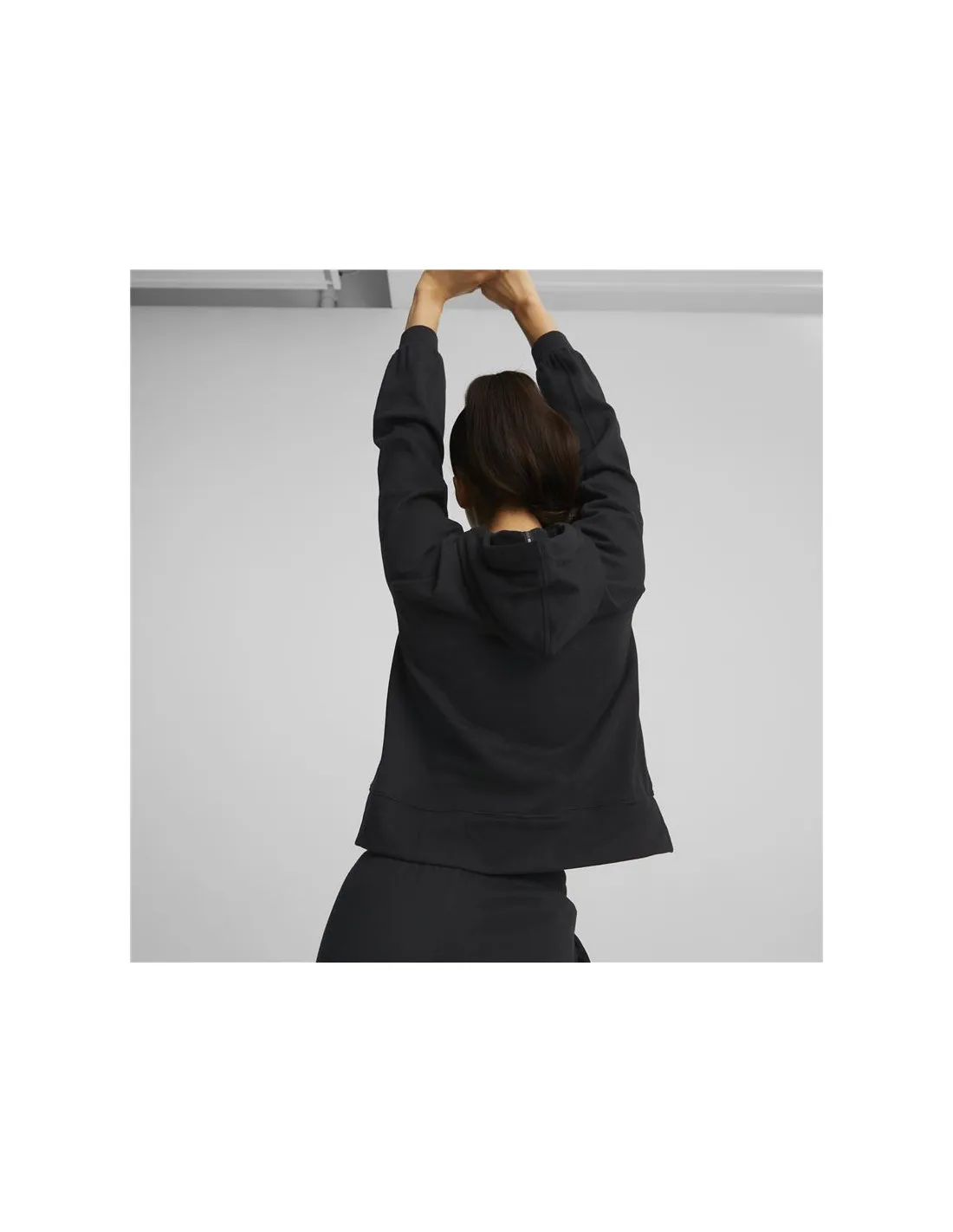 Sudadera Puma Studio Fleece Mujer Black