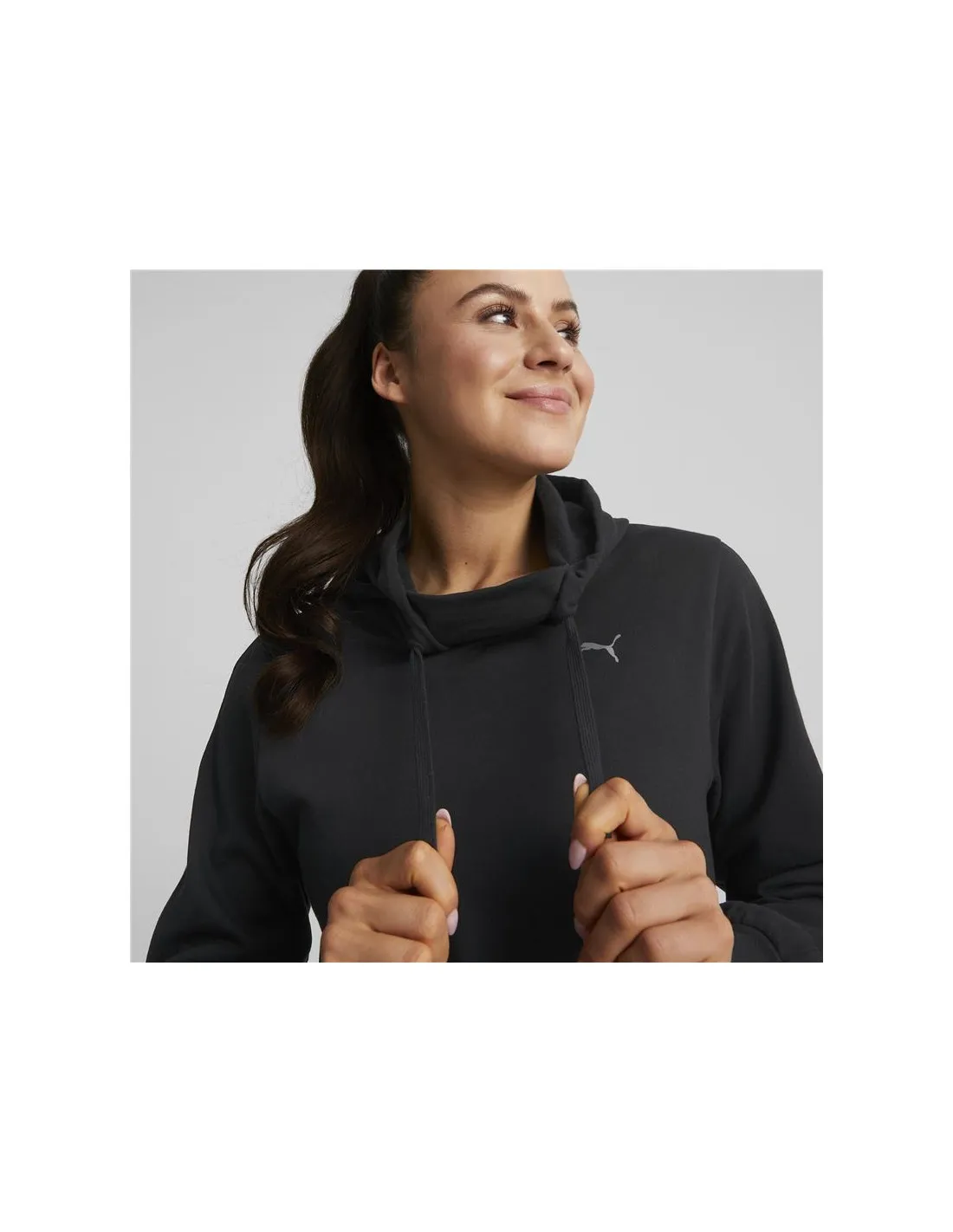 Sudadera Puma Studio Fleece Mujer Black