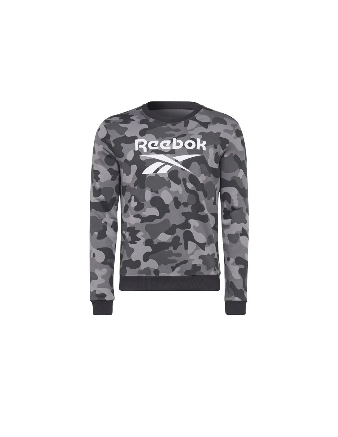 Sudadera Reebok Camo Allover Print M Black