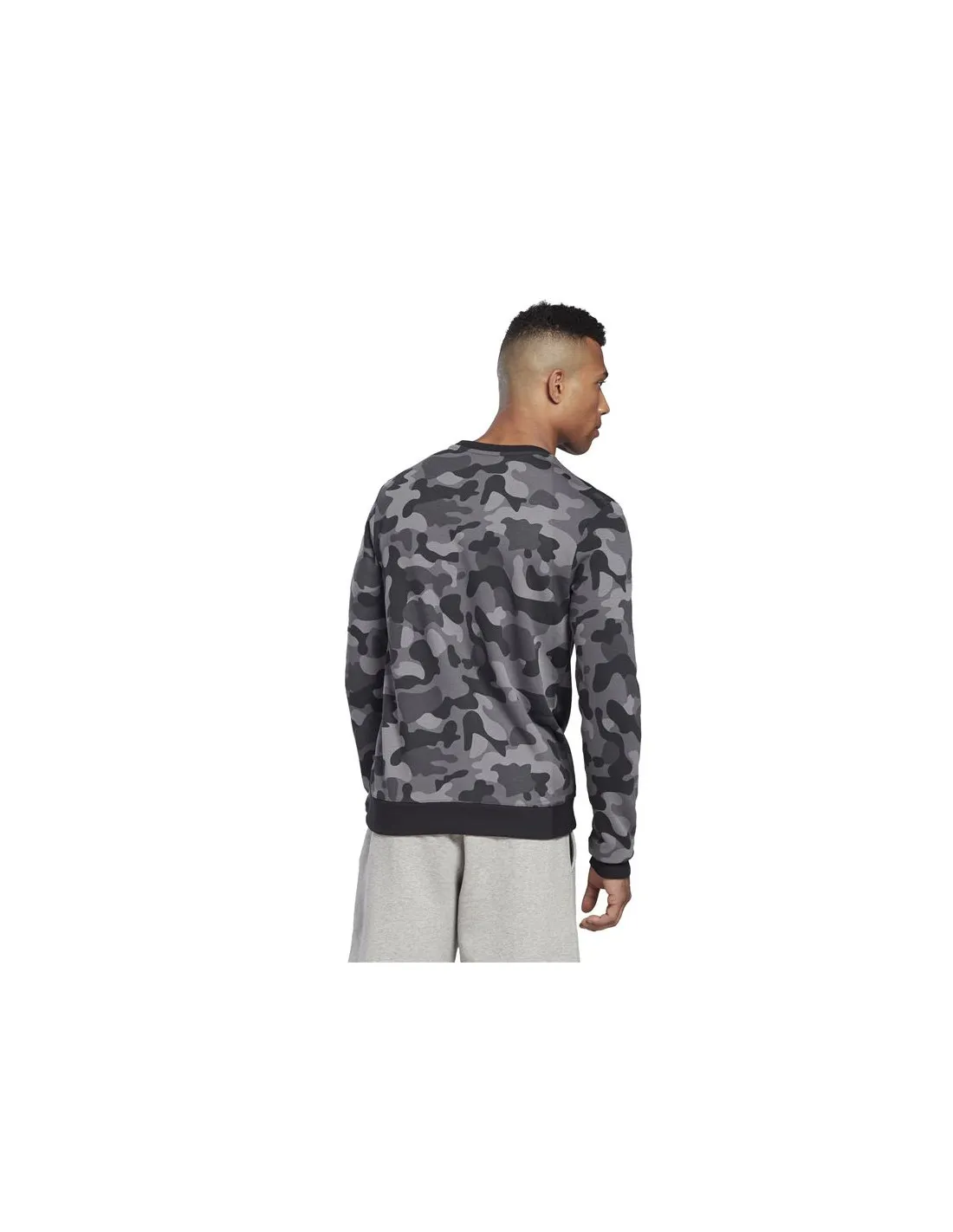Sudadera Reebok Camo Allover Print M Black