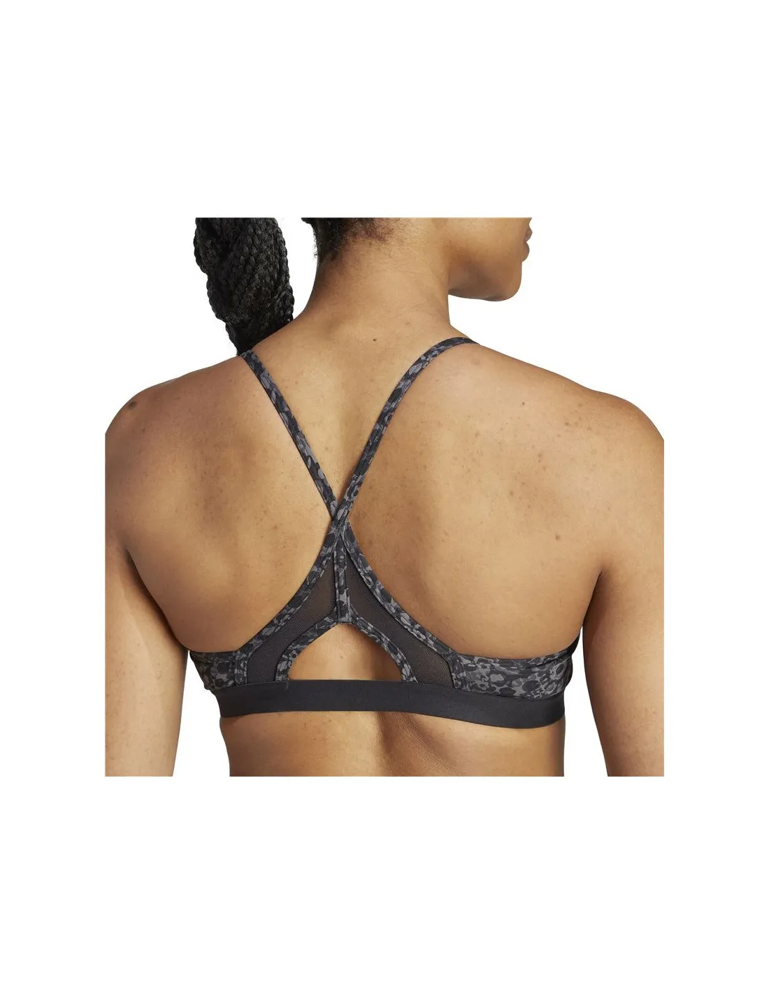 Sujetador deportivo de Fitness adidas Aerct Ls Aop Mujer