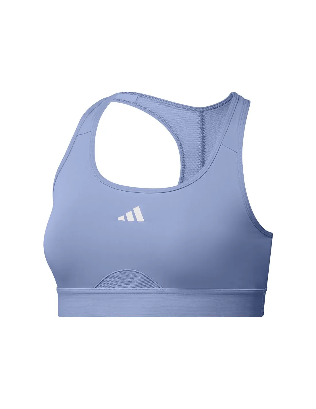 Sujetador Deportivo de Fitness adidas Powerreact Training Mujer Azul