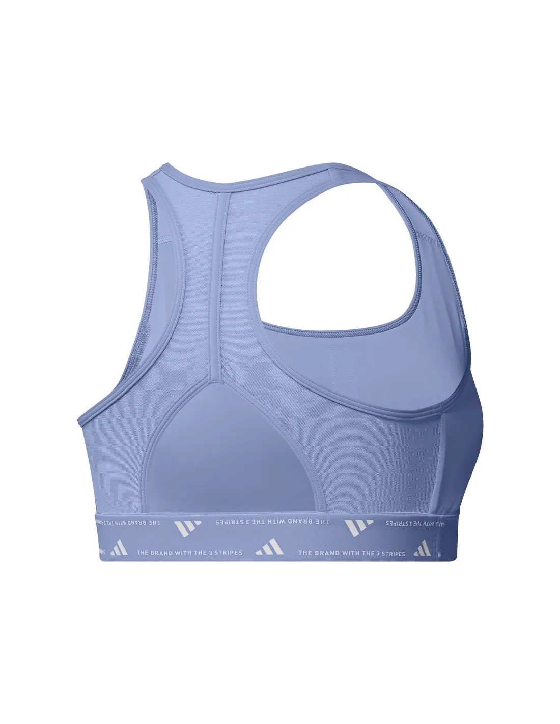 Sujetador Deportivo de Fitness adidas Powerreact Training Mujer Azul