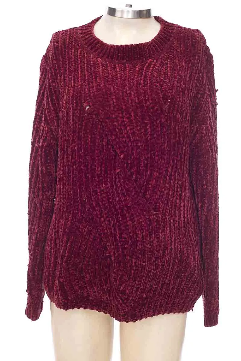 SWEATER COLOR VINOTINTO  MASSIMO DUTTI
