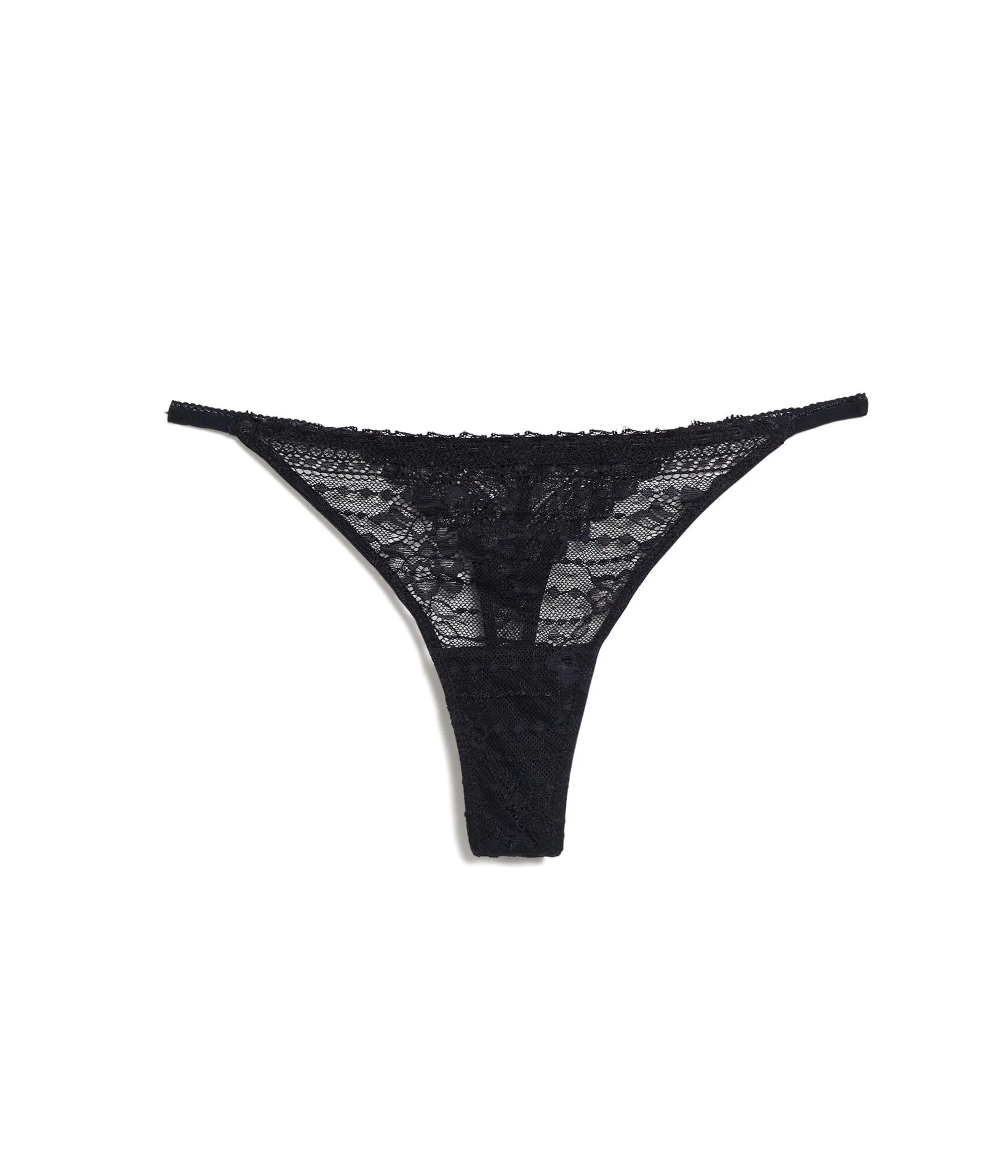 TANGA DE ENCAJE PANAMA NOIR  ETAM