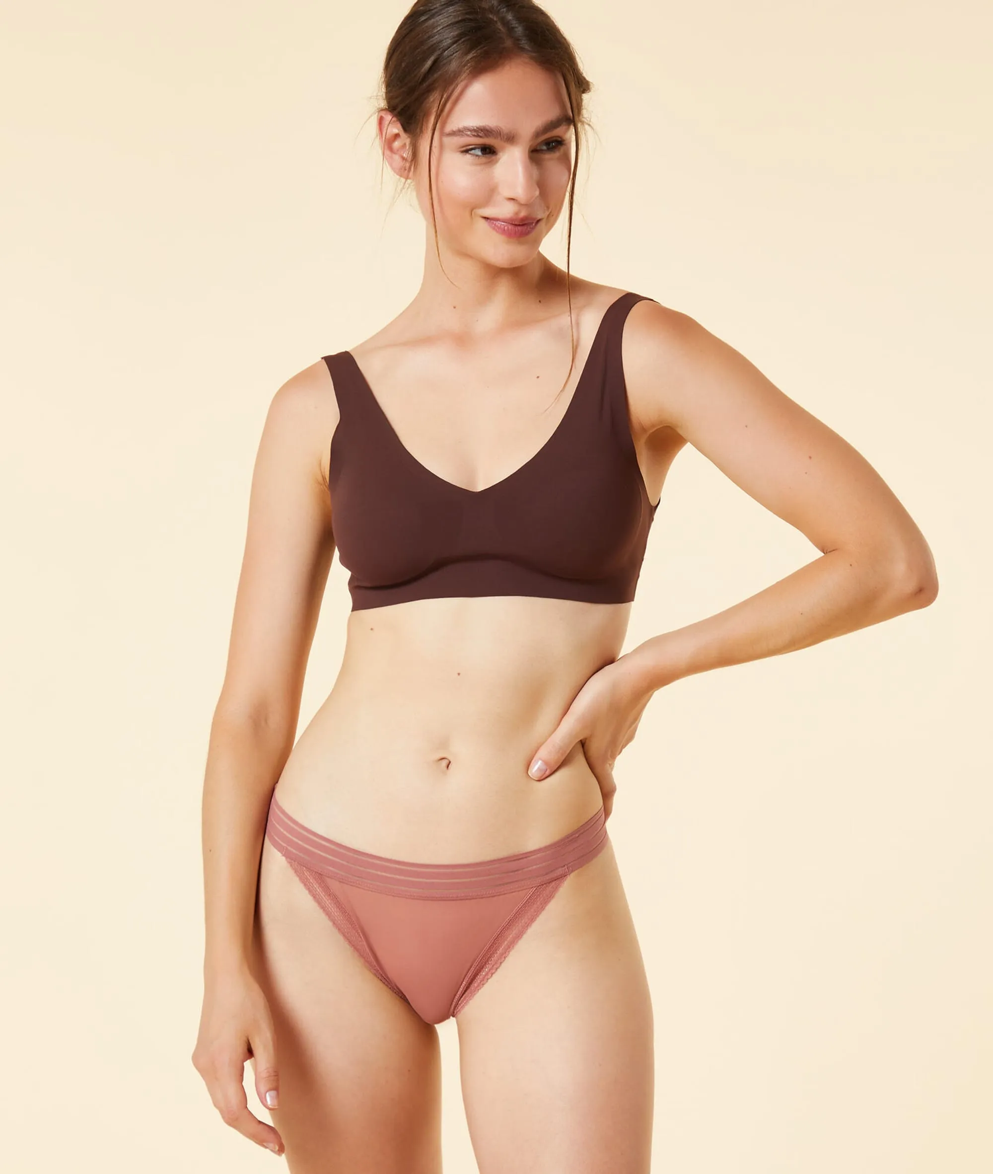 TANGA DE TUL REMAKE BLUSH  ETAM