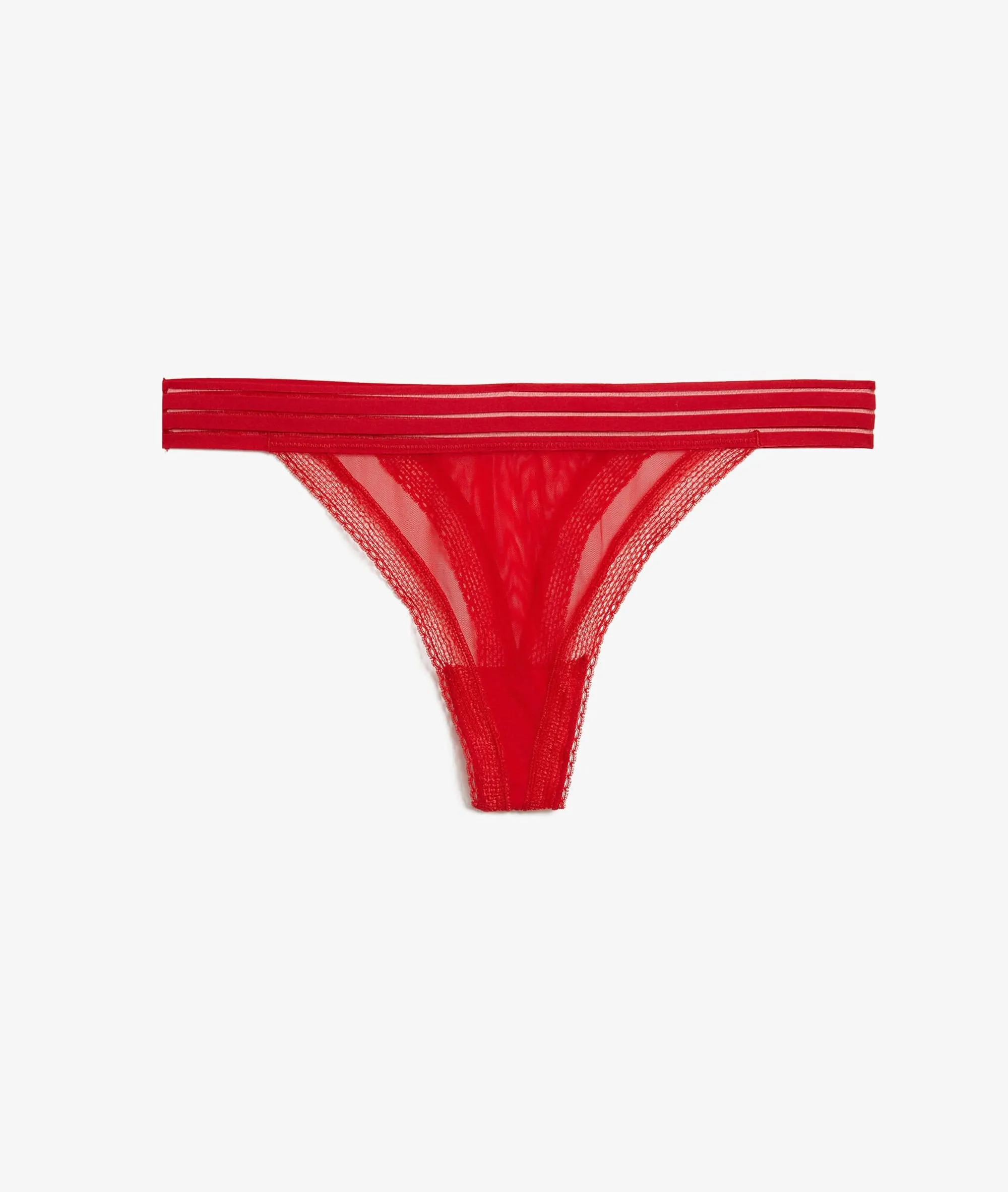 TANGA DE TUL REMAKE VERMILLON  ETAM