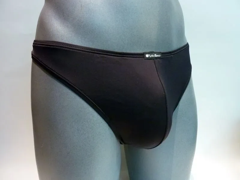 Tanga Punto Blanco Zensation en negro