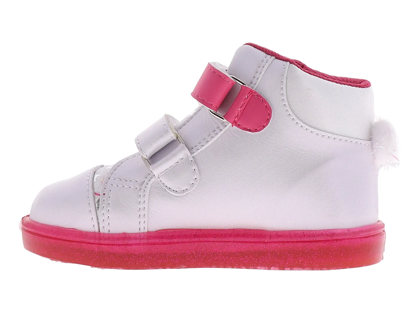Tenis Buble Gummers Olguita Monster  Blanco Para Niña