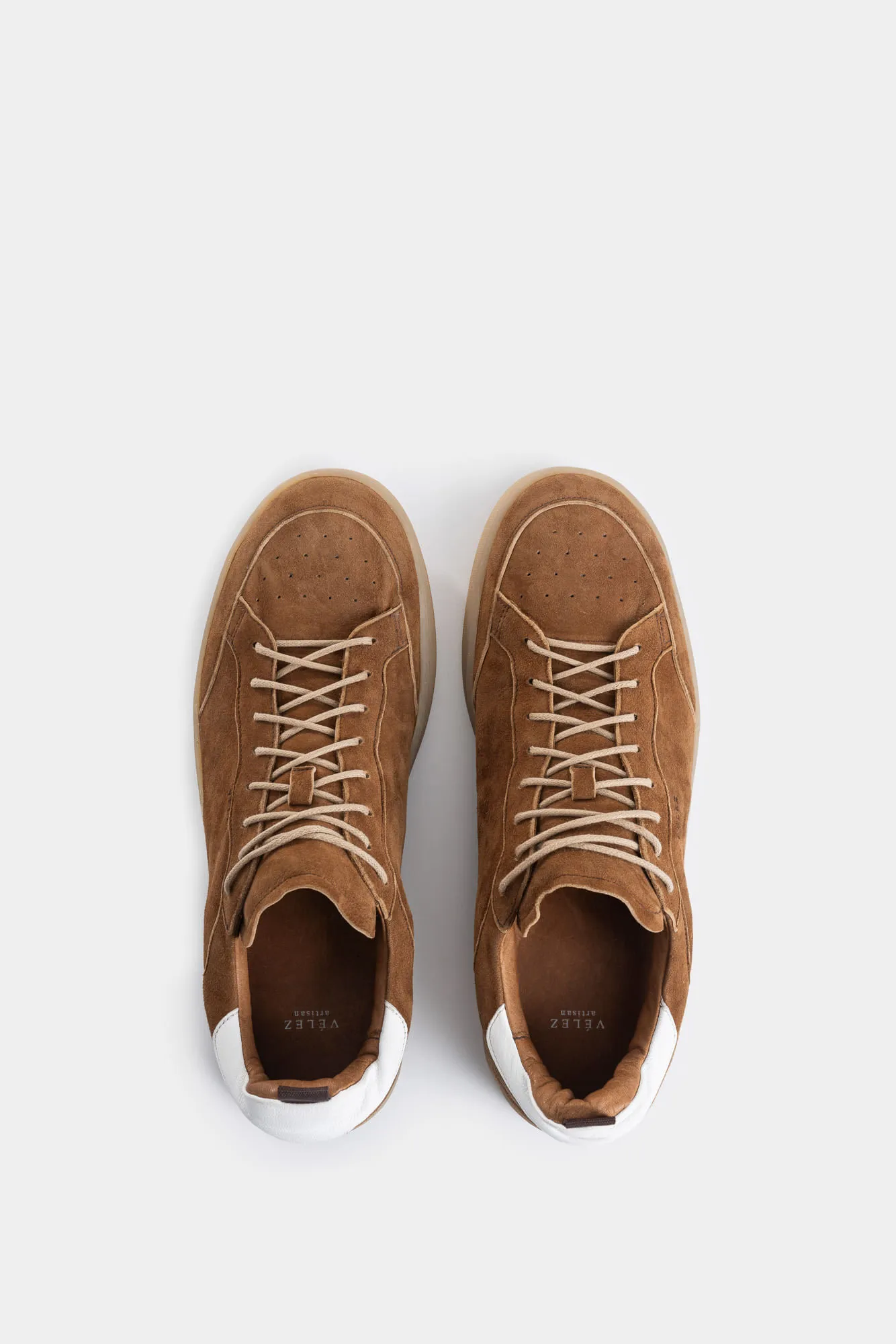 Tenis Flame de cuero gamuzado para hombre casual