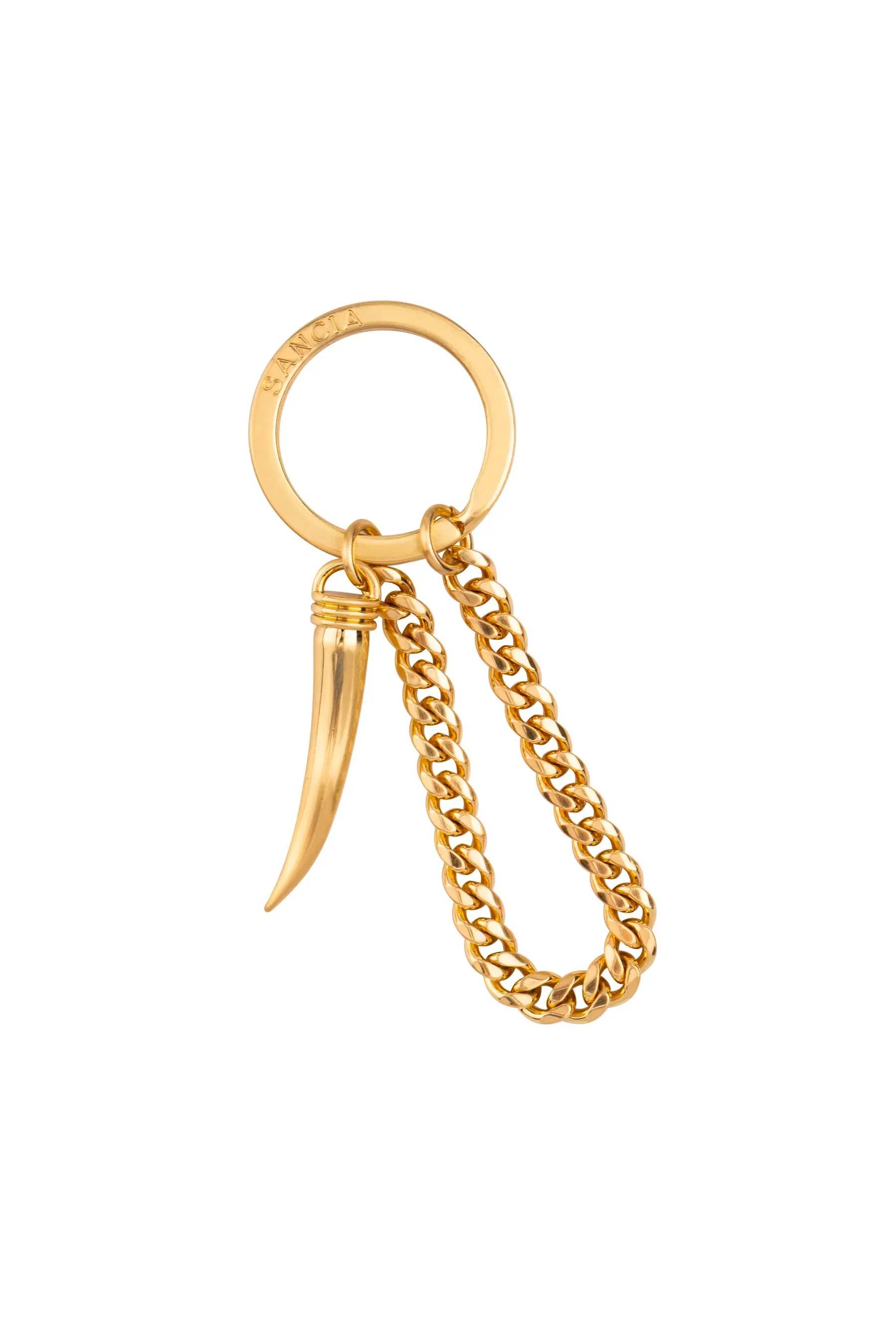 THE SISERA KEYRING  GOLD