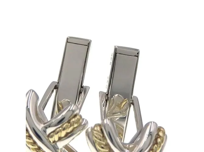 Tiffany & Co Gemelos Tiffany Signature Plata Dorado 