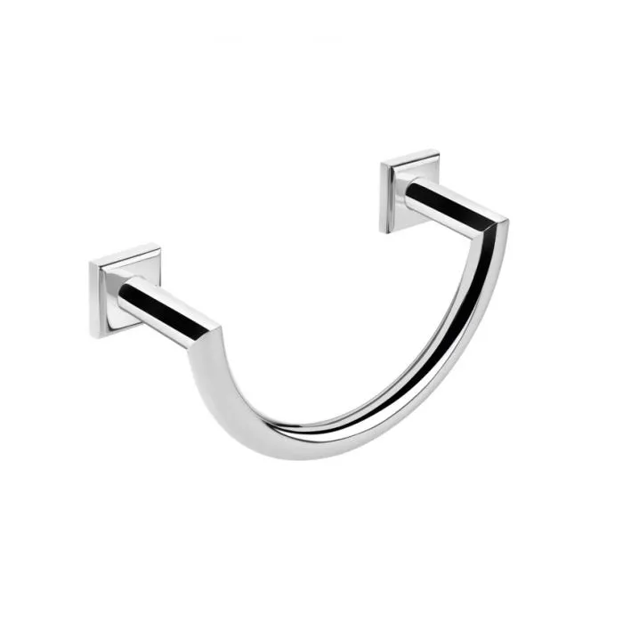 Toallero Aro Cosmic Kubic (25X9X13) Cromo dual cuadrado