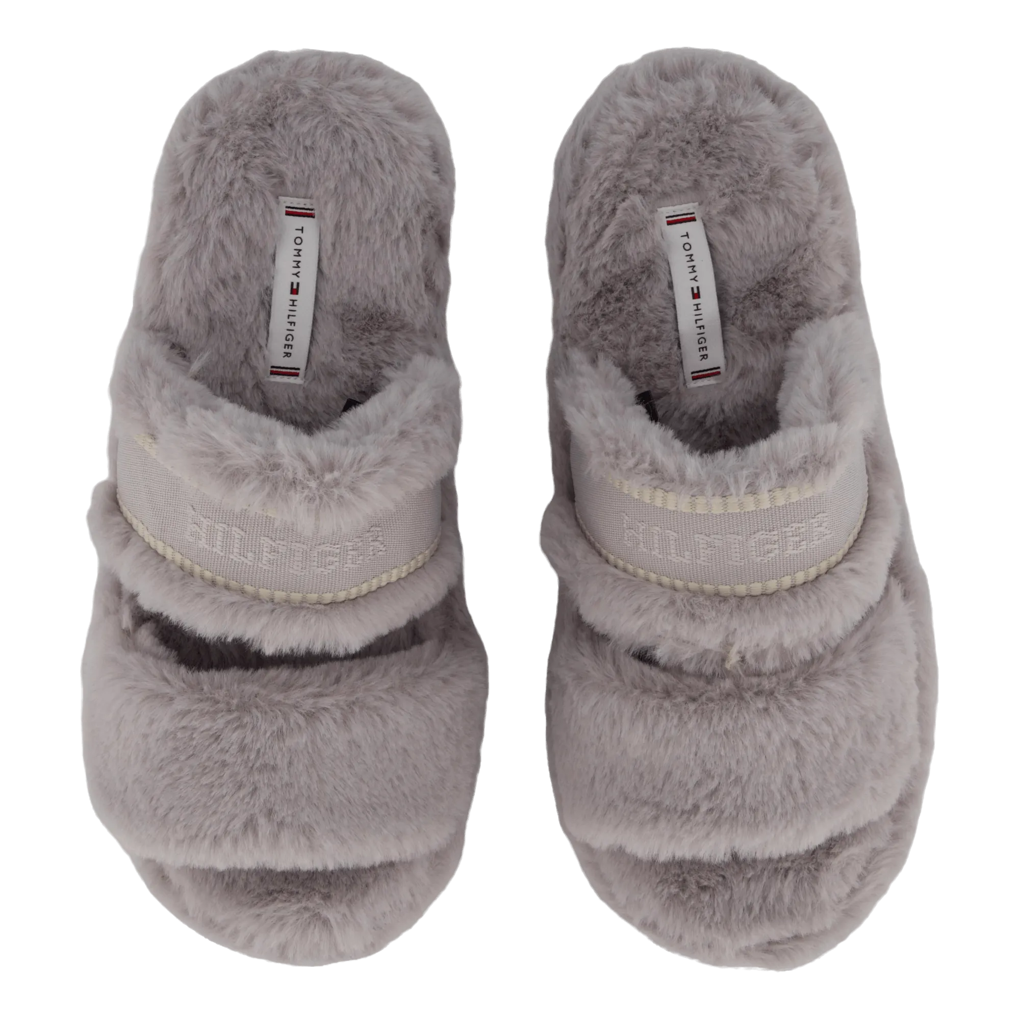 Tommy Hilfiger zapatos Hilfiger Fur Basics Slipper Grey Whisper