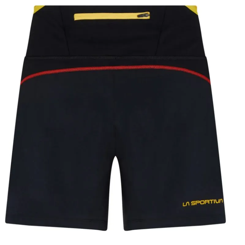 Trail Shorts La Sportiva Ultra Distance Short 7" (Negro/Amarillo) Hombre