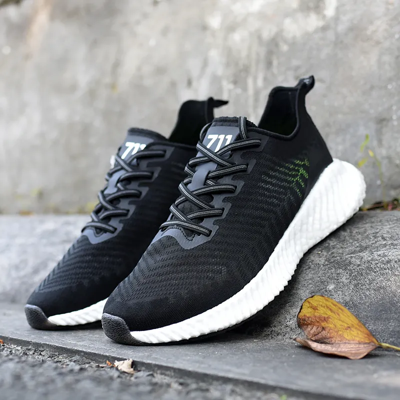 Treeperi 711 Mono Running Shoes Men Women Black White Pink Pink Grey Volt Volt al aire libre Trainers de diseño para hombres