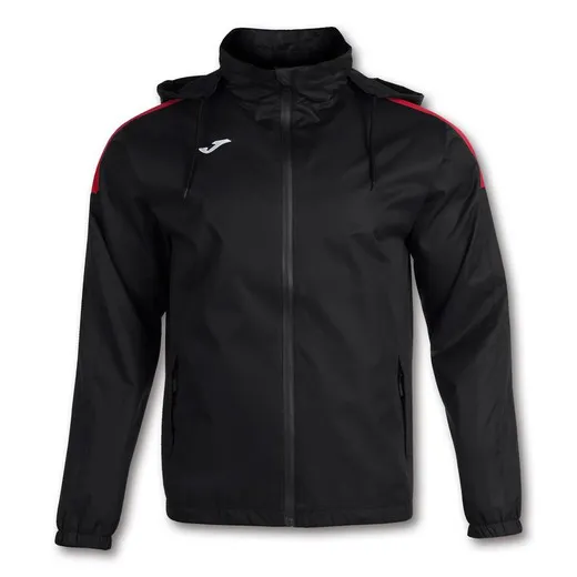 Trivor Raincoat Black Red