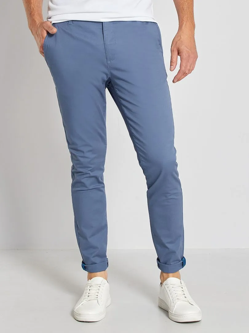 VAQUERO SKINNY ELáSTICO  L32  AZUL