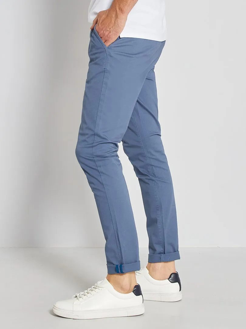 VAQUERO SKINNY ELáSTICO  L32  AZUL