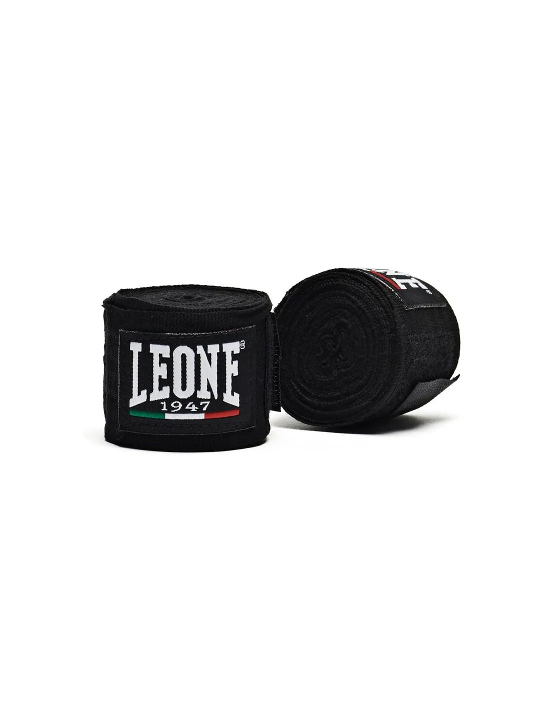 Vendas de Boxeo Leone Semielásticas Negro