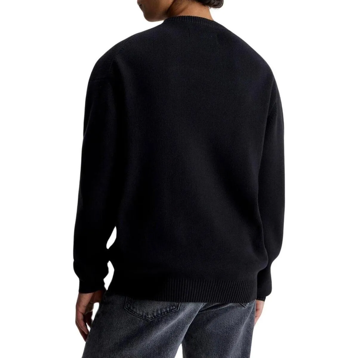 VERTICAL INSTITUTIONAL SWEATER Ck Black