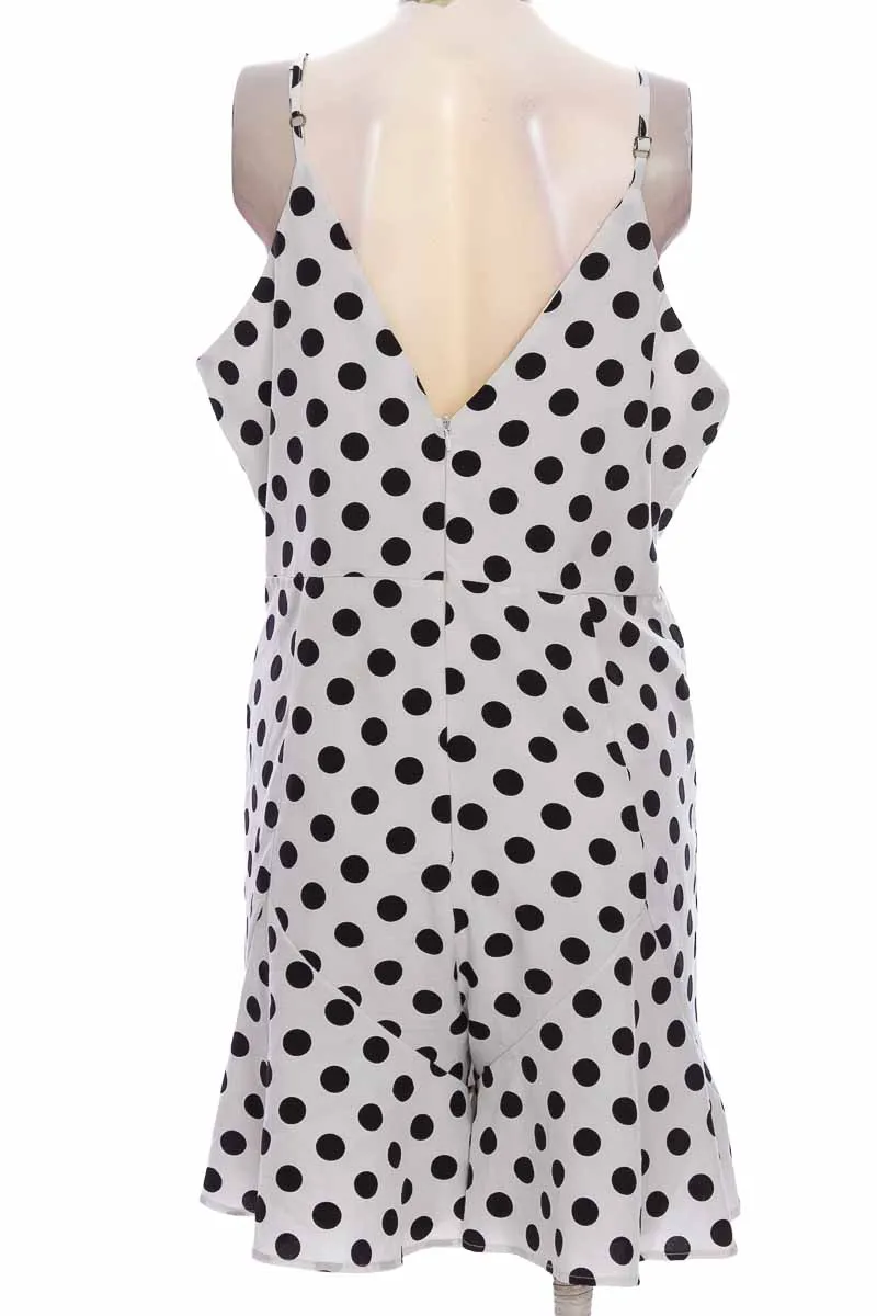 VESTIDO / ENTERIZO COLOR BLANCO  COLORFUL