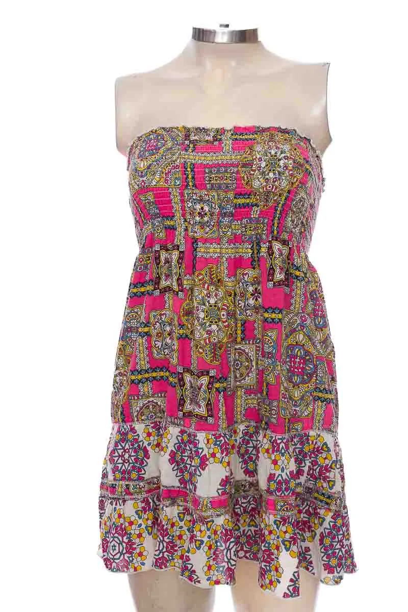 VESTIDO / ENTERIZO COLOR ESTAMPADO  TICKET