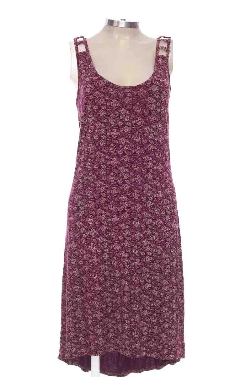 VESTIDO / ENTERIZO COLOR VINOTINTO  LEONISA