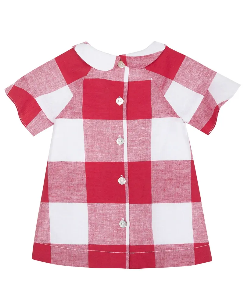 Vestido Bebe Niña TARTINE ET CHOCOLAT Grosella Cuadros