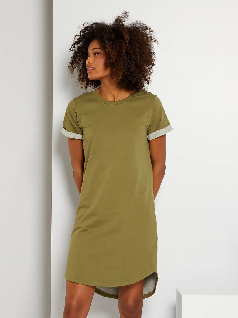 VESTIDO DE FELPA 'JDY'  KAKI