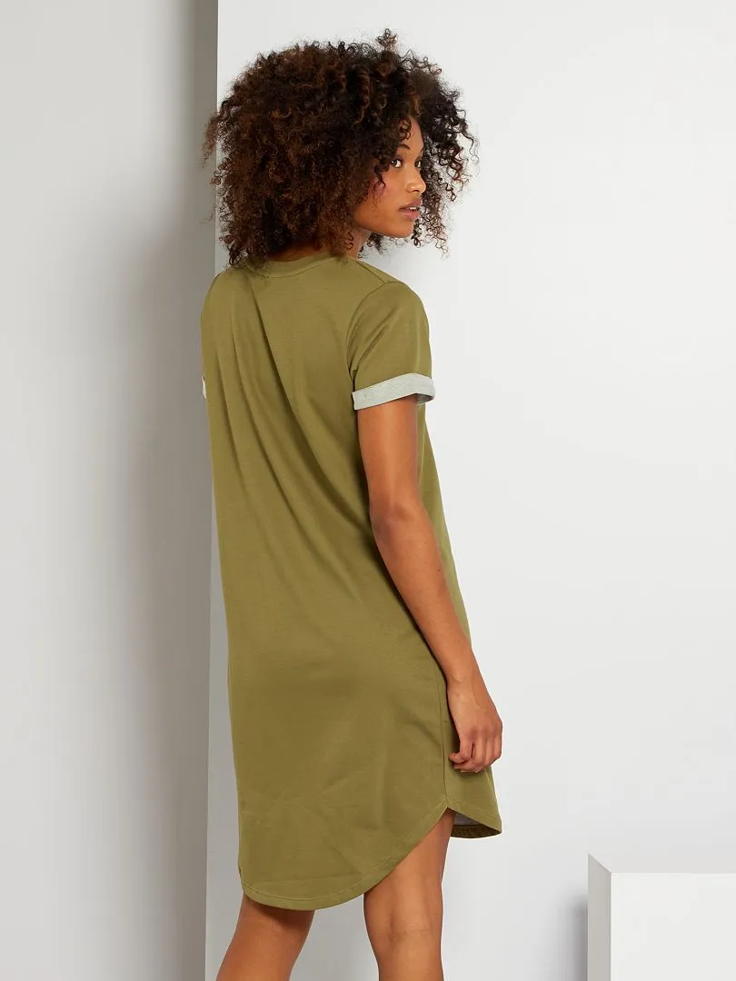 VESTIDO DE FELPA 'JDY'  KAKI