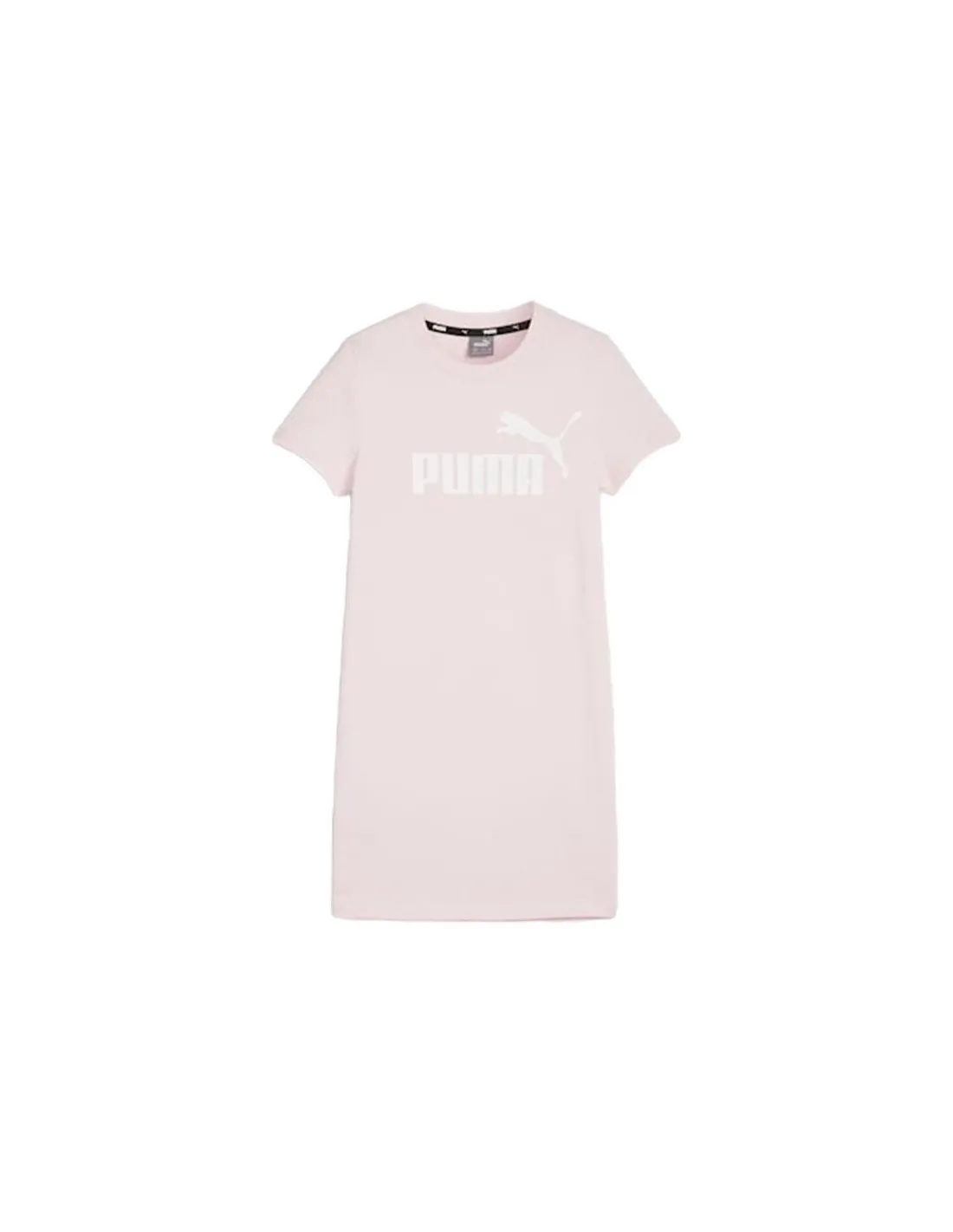 Vestido Puma Essentials+ Logo Rosa Infantil