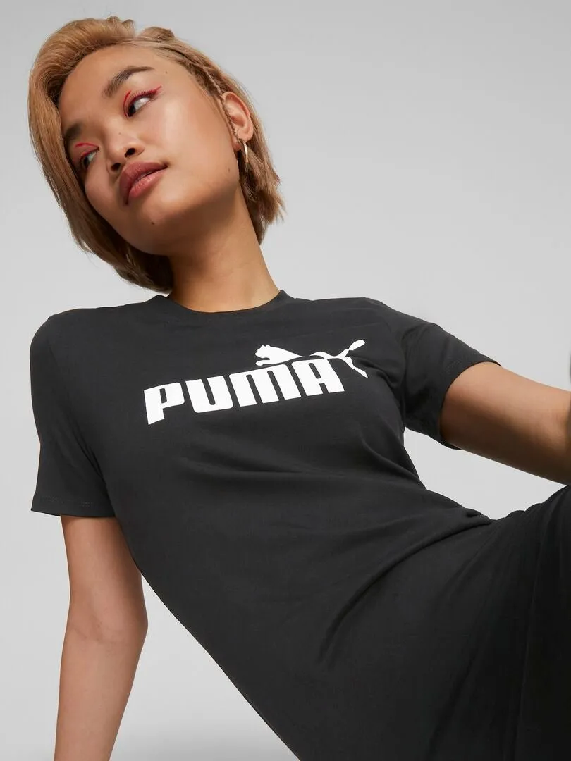 VESTIDO TIPO CAMISETA 'PUMA'  NEGRO