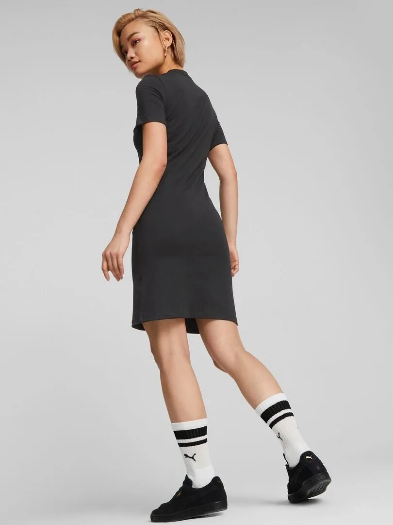 VESTIDO TIPO CAMISETA 'PUMA'  NEGRO
