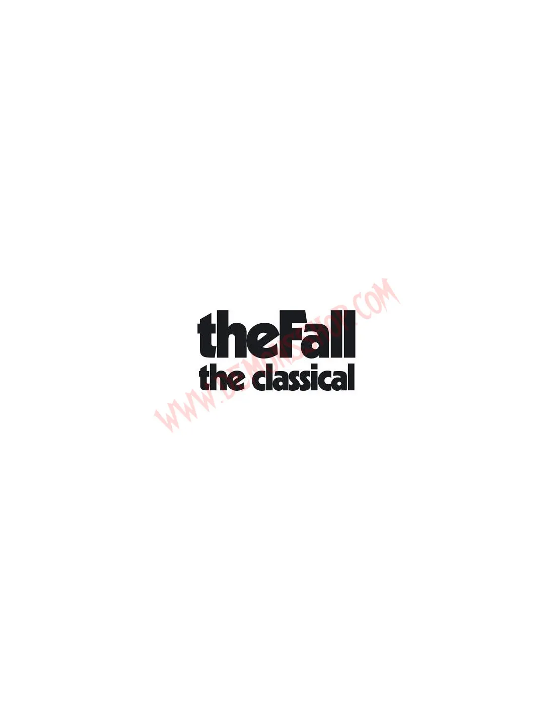 Vinilo LP The Fall ‎– The Classical