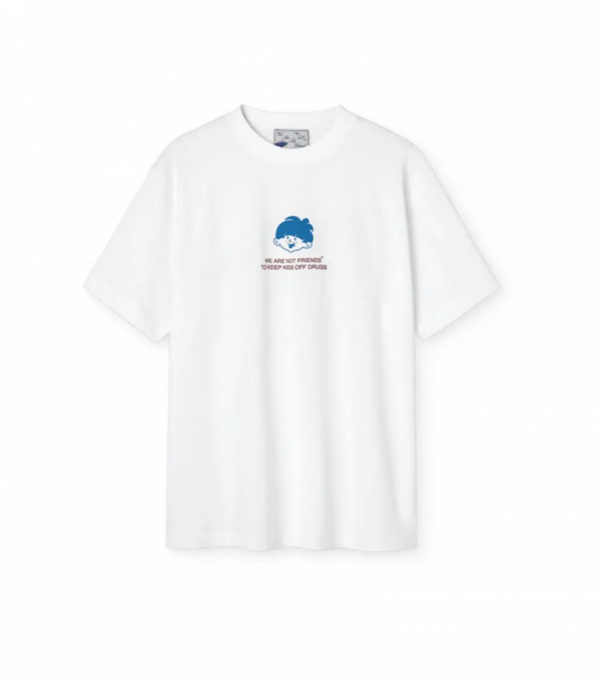 WE ARE NOT FRIENDS  CAMISETA PARA HOMBRE BLANCA  KIDS OFF WHITE TEE