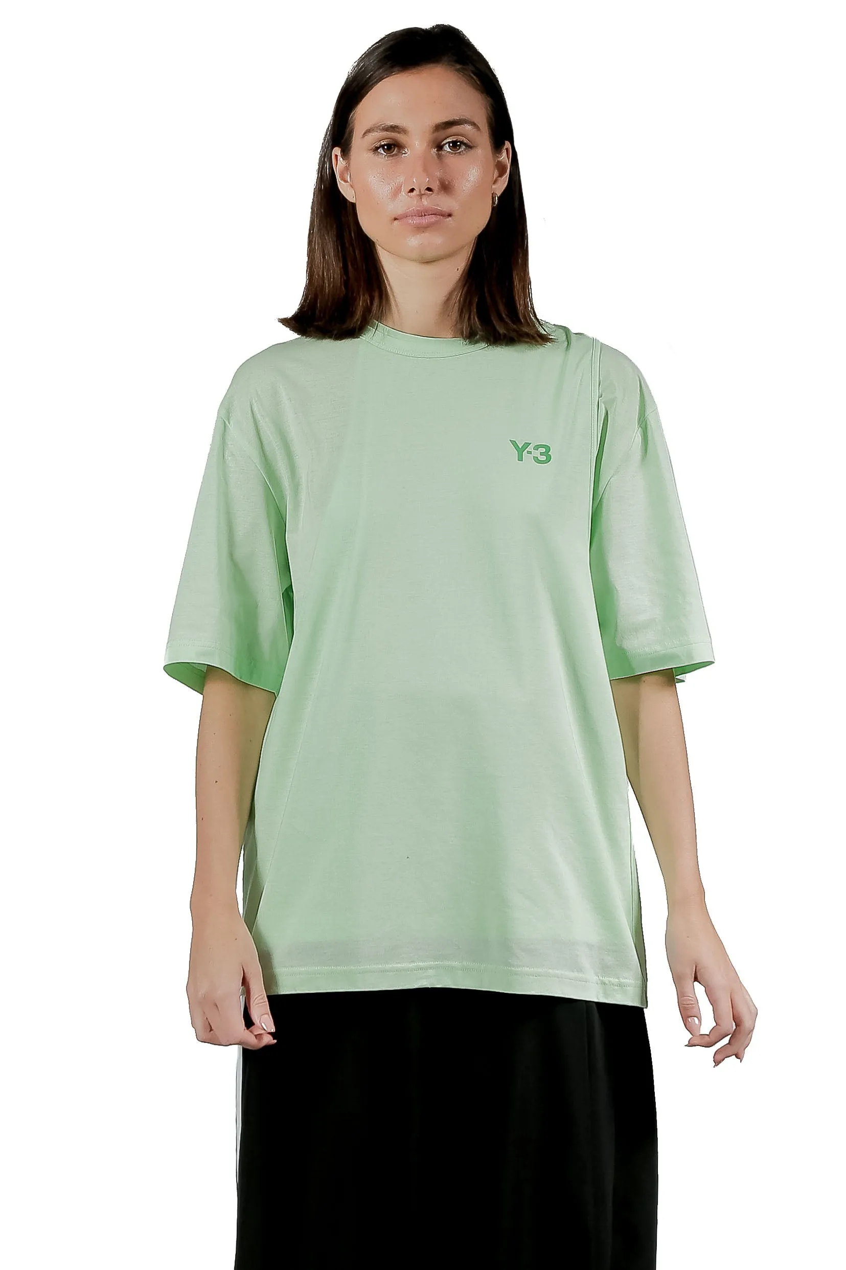 Y3 W DRY CREPE JERSEY SHORT SLEEVE J