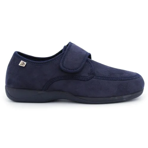 Zapatilla casa hombre velcro Berevere IN0656