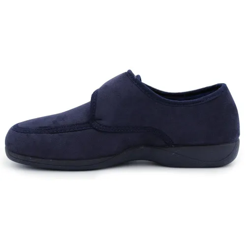 Zapatilla casa hombre velcro Berevere IN0656