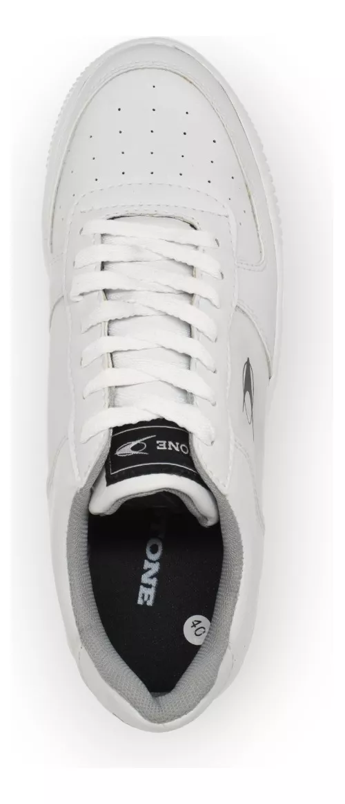 Zapatilla Urbana Hombre Sneaker Cómoda Eco Cuero Stone 8071