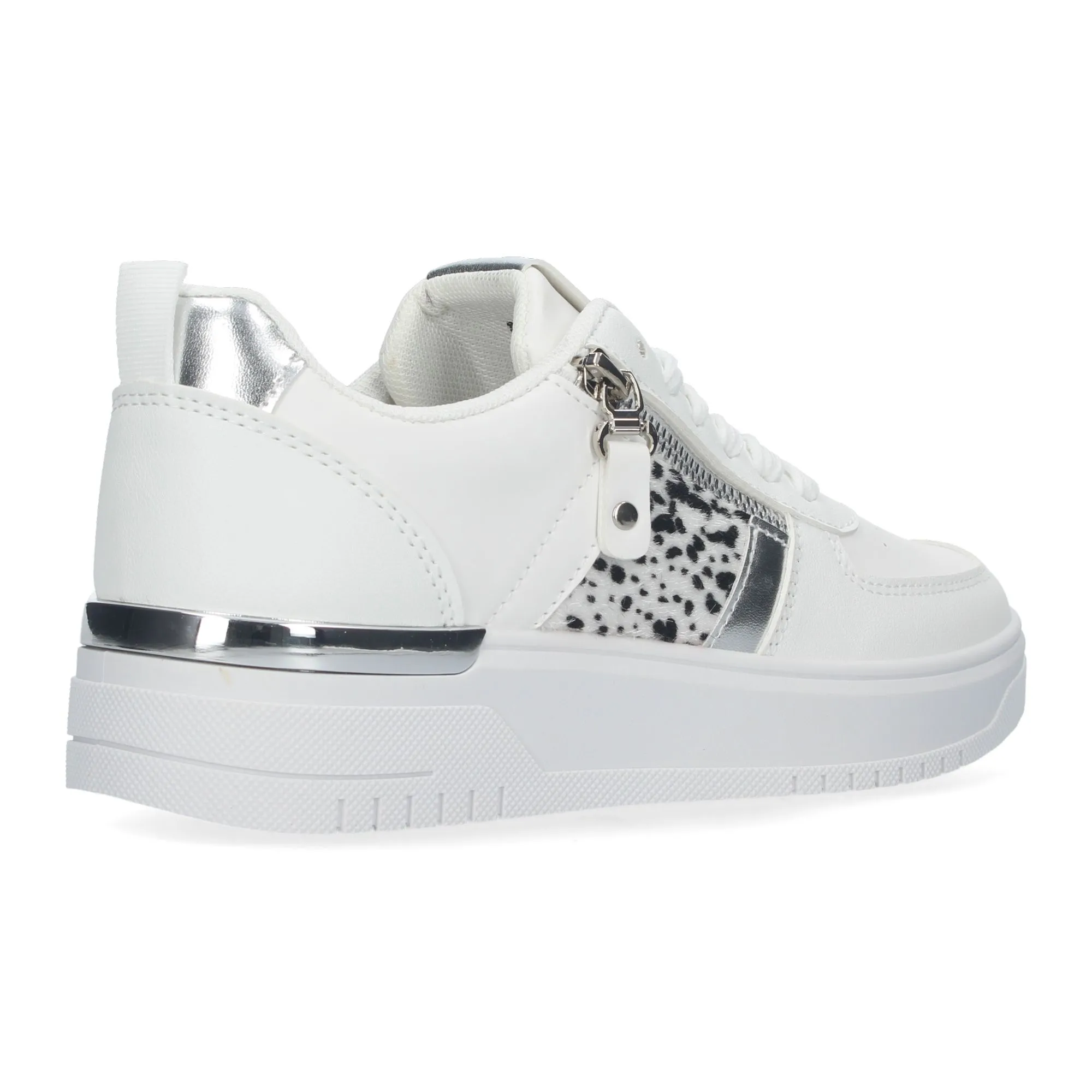 ZAPATILLAS CóMODAS PARA MUJER COLOR BLANCO ANIMAL PRINT A66