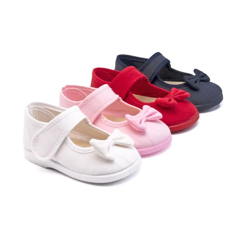 Zapatillas de lona con hebilla