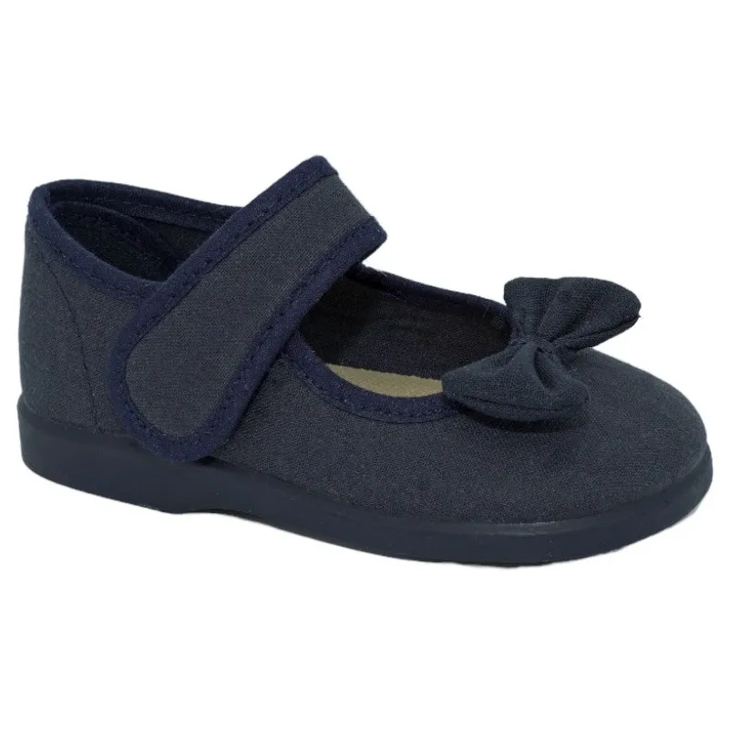 Zapatillas de lona con hebilla