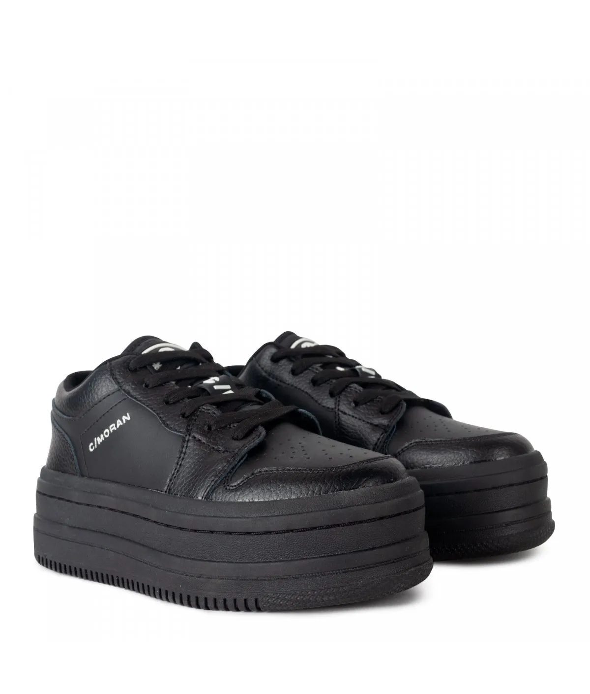 Zapatillas Mujer 334 Blk Cuero