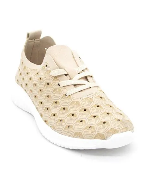 Zapato Ecoligeros Flaner beige para mujer