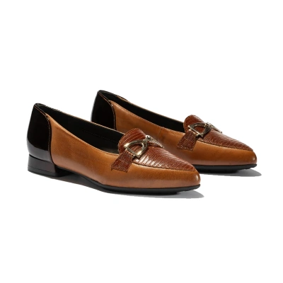 Zapato mocasin mujer Pitillos cuero