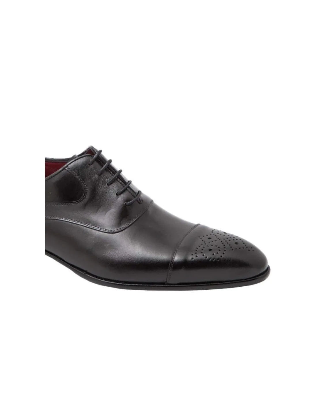Zapatos Hombre Vestir Piel Negra